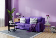 Purple Sofa